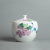 Hand drawn grape and apple jar