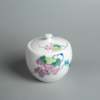 Hand drawn grape and apple jar